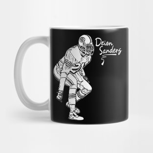 Deion Sanders | white vintage Mug